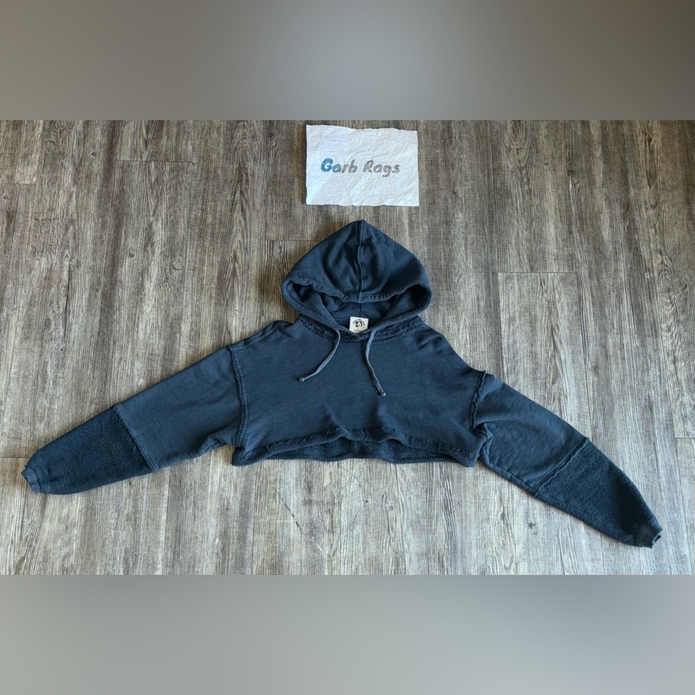 We The Free Cropped Hoodie (Navy) - Women's Size XS
